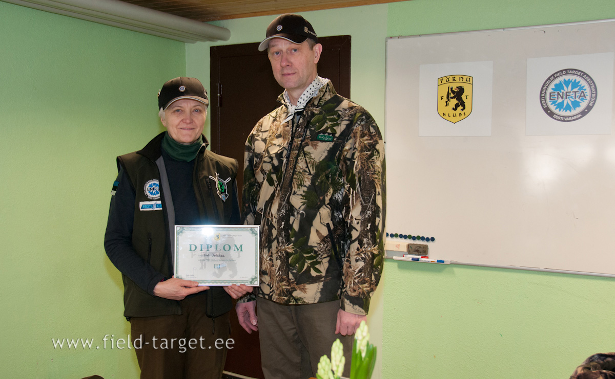 Springer category III place goes to Heli Jalakas, 9 points out of 30